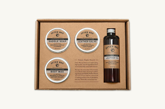 Otter Wax Lederen Verzorgingsset