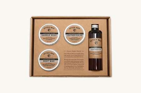 Otter Wax Lederen Verzorgingsset